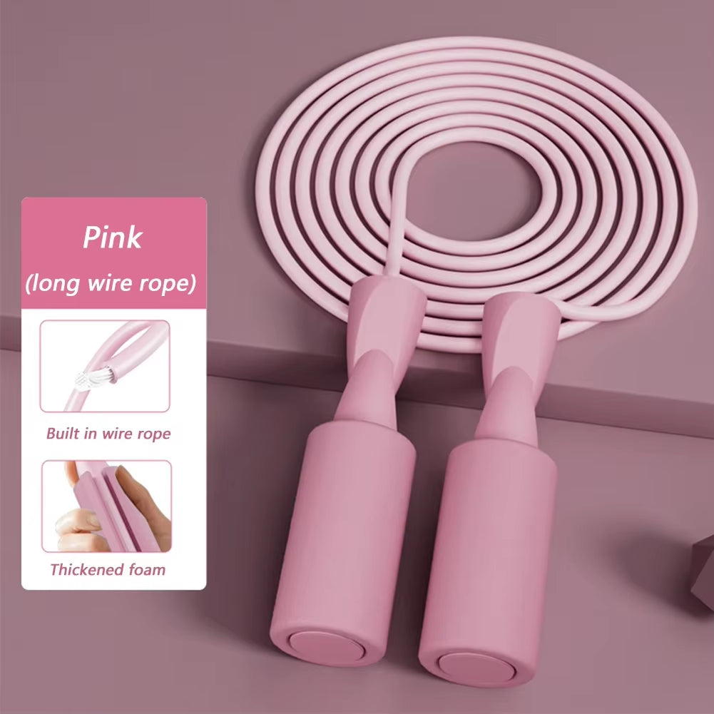 Adjustable Speed Cordless Jump Rope for Gym Fitness Training, Skipping Workout Gear
