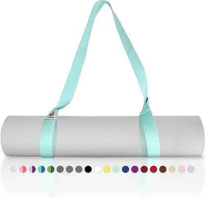 Yoga Mat Holder (Mat Not Incl.), Adjustable Yoga Mat Carrier, Pink