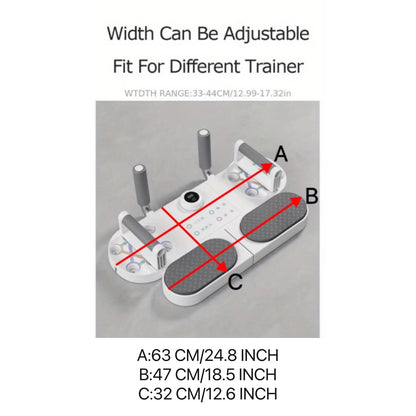1Pc Fitness Push-Up Board with Timer - Professional Muscle Exercise Equipment for Home Workouts